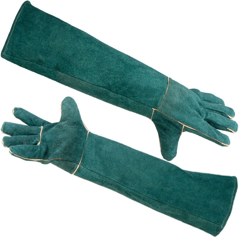 Terrario Leather Glove - 60cm Durable Protection